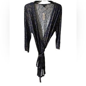 Banana republic Light weight  wrap dress Sz L  NWT